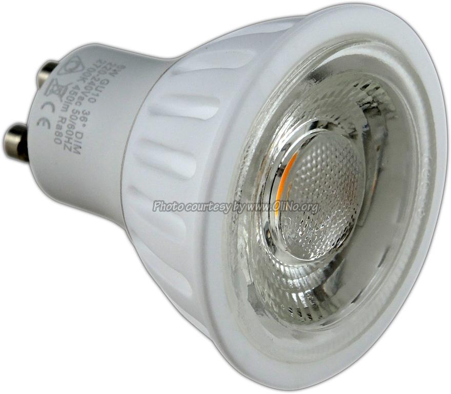 LED Lamp 230V 6W Warmwit GU10