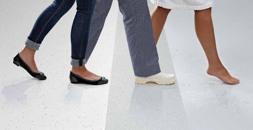 Confidence 2 Your steps; Sure and Safe 3 Slip resistance explained 4 Step: a versatile performance product 5 Safety flooring classification guide for commercial and industrial areas 6 Surestep-