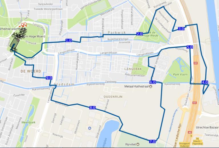 DAG 2 (30 mei 2017) - 10 KM (Kaart) Routes