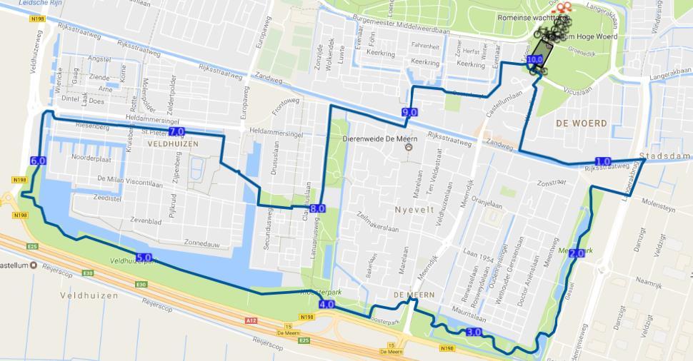 DAG 3 (31 mei 2017) - 10 KM (Kaart) Routes