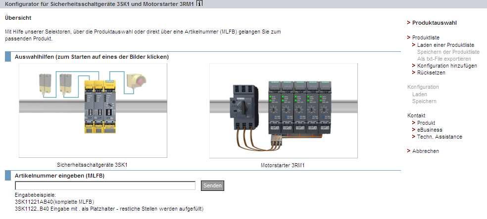 nl/functionalexamples SIRIUS 3SK1