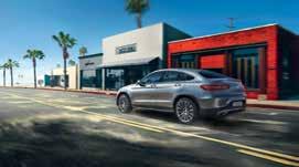 Product Highlights Mercedes-Benz Intelligent Drive. Krachtig, modern, individueel: de GLC Coupé fascineert met sportieve SUV-elementen en elegante coupélijnen.