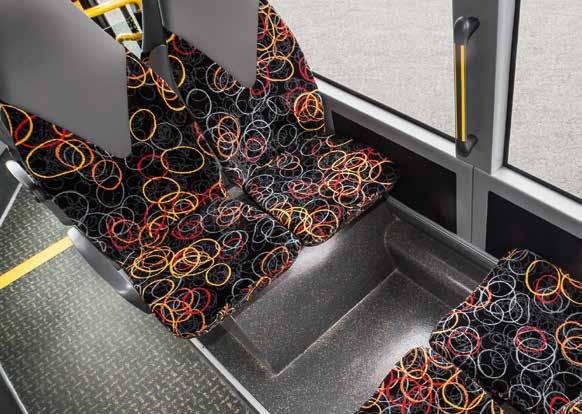 Comfort op elke route ook als deze langer is. Het interieur van de Citaro streekbus past perfect bij zijn aansprekend uiterlijk.