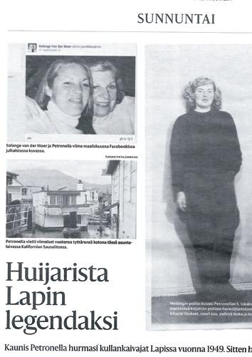 Artikel in de Helsingin Sanomat van zondag 3 augustus 2014, geschreven door Tuomo Pietiläinen. Tuomo Pietiläisen kirjoitus Helsingin Sanomissa sunnuntaina 3. elokuuta 2014.