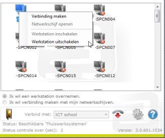 4 Werken op een werkstation U kunt op dit werkstation alles doen wat u normaal gesproken op school ook kunt, dus Cito LVS bijwerken, printen enz.