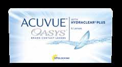 ACUVUE OASYS with HYDRACLEAR PLUS Voor klanten met drukke dagen en veeleisende activiteiten die de ogen belasten, zoals werken met digitale schermen. Ondersteunt een stabiele traanfilm.