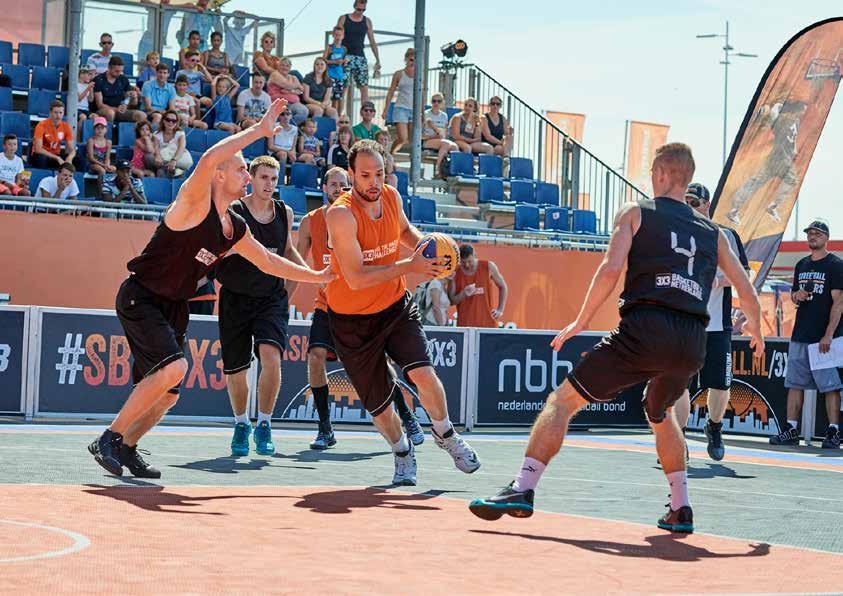 Voorproefje Ook het Internationaal Olympisch Comité herkent de enorme potentie van 3x3 basketball.