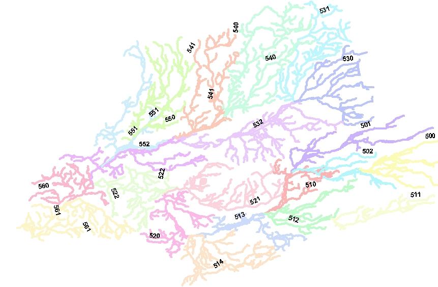 Figuur 1: VHA-zones in het Netebekken 4.