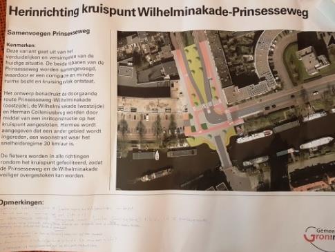 Resultaten participatietraject herinrichting kruispunt Wilhelminakade-Prinsesseweg Datum: 28 maart 2017 1.