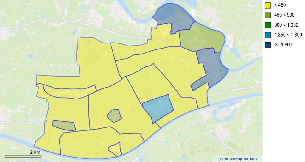 2 Gebiedsindeling In de gemeente Aalburg liggen 15 buurten en 15 wijken.