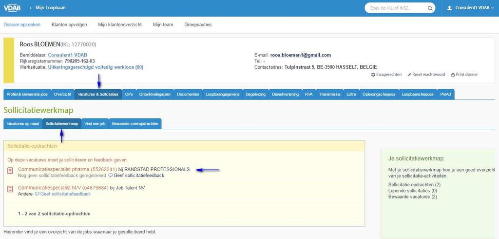 Sollicitatiewerkmap Dit is de