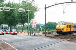 Het autoverkeer wordt met borden naar de wijken geleid via de meest snelle routes.