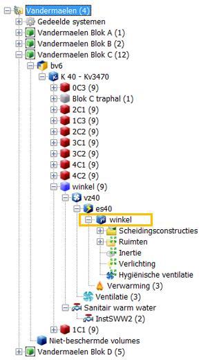 MERK OP: Het functioneel deel gemeenschappelijk is niet hetzelfde als de EPB-eenheid gemeenschappelijke delen.