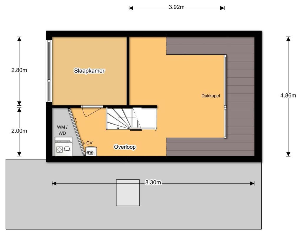 Plattegrond 2 e verdieping 3