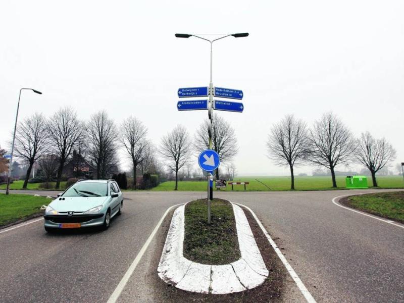 ontstaat naast de Van Heemstraweg door de Bommelerwaard.