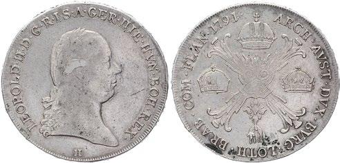 100 N.B. De Kronentalers 1784B en 1788A vertonen een afwijkend omschrift op de voorzijde.