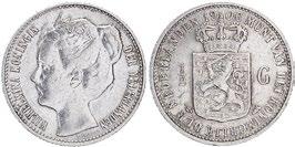 Doorlopend omschrift Prachtig 250 C676 263 1 Gulden 1945P
