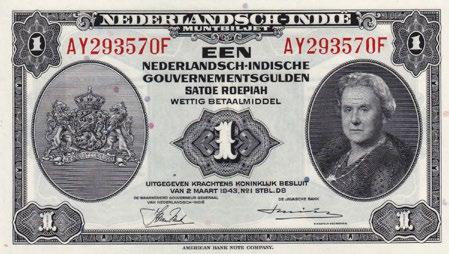 UNC 15 G146 950 100 gulden muntbiljet 1943, 2-3-1943, serienummer HZ19924. Mev. 173; Pick 117.
