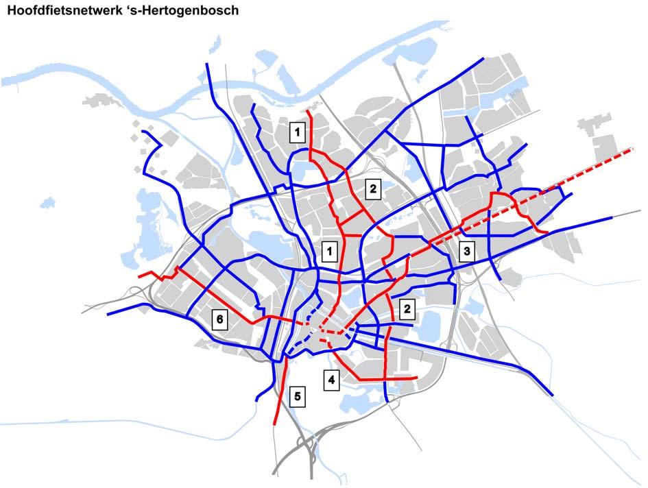 Het nieuwe hoofdfietsnetwerk is de basis voor het behalen van de fietsambitie.