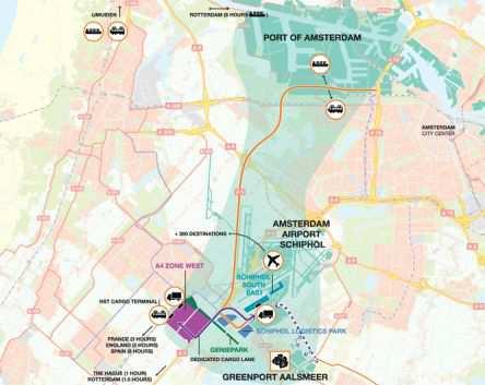 Figuur: kaartbeeld Amsterdam Connecting Trade (ACT) 3.2.