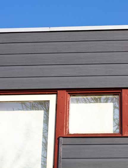 Gevelbekledingspanelen Eurotexx is een gevelbekleding dat met name in de houtskeletbouw en woningbouw wordt toegepast.