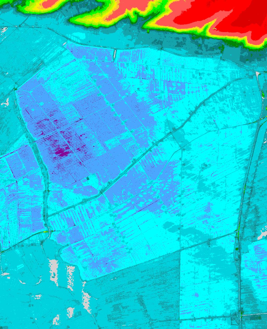 Steenwijkerwold N Scheerwolde Hoogte in cm t.o.v.