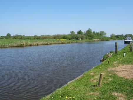 zuidzijde op het Kanaal Steenwijk-Ossenzijl (foto s 5).