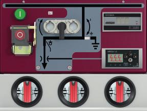 Onderhoudsvrij Binnen een Xiria-installatie zijn alle spanningsvoerende primaire delen en de mechanismen in een volledig gesloten omhulling geplaatst.