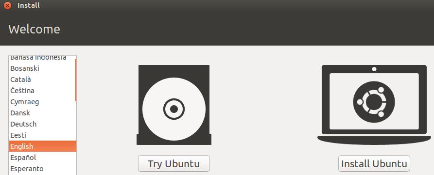 Dia 30: Installatie Leg de Ubuntu cd of dvd in de speler, of