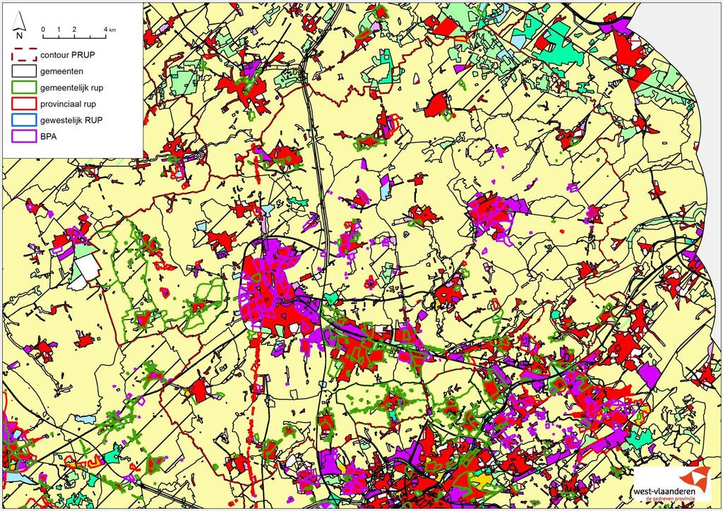 7.3. Bijlage 3: Gewestplan ruimtelijke uitvoeringsplannen BRON: provincie