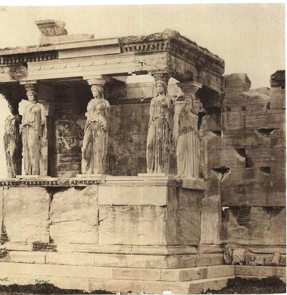 Erechtheum on the Acropolis in Athens, c.