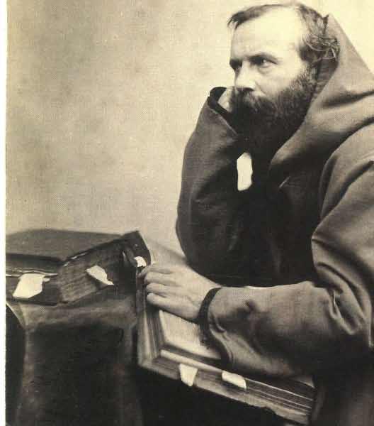of a monk, 1858.