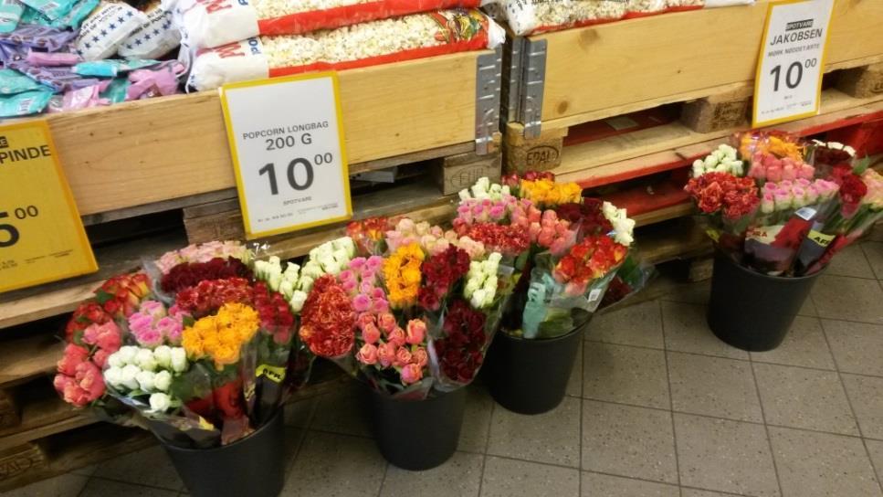 Bilka (Dansk Supermarked) Hypermarkt Bilka heeft een marktaandeel van 7% bij bloemen en 13% bij planten.