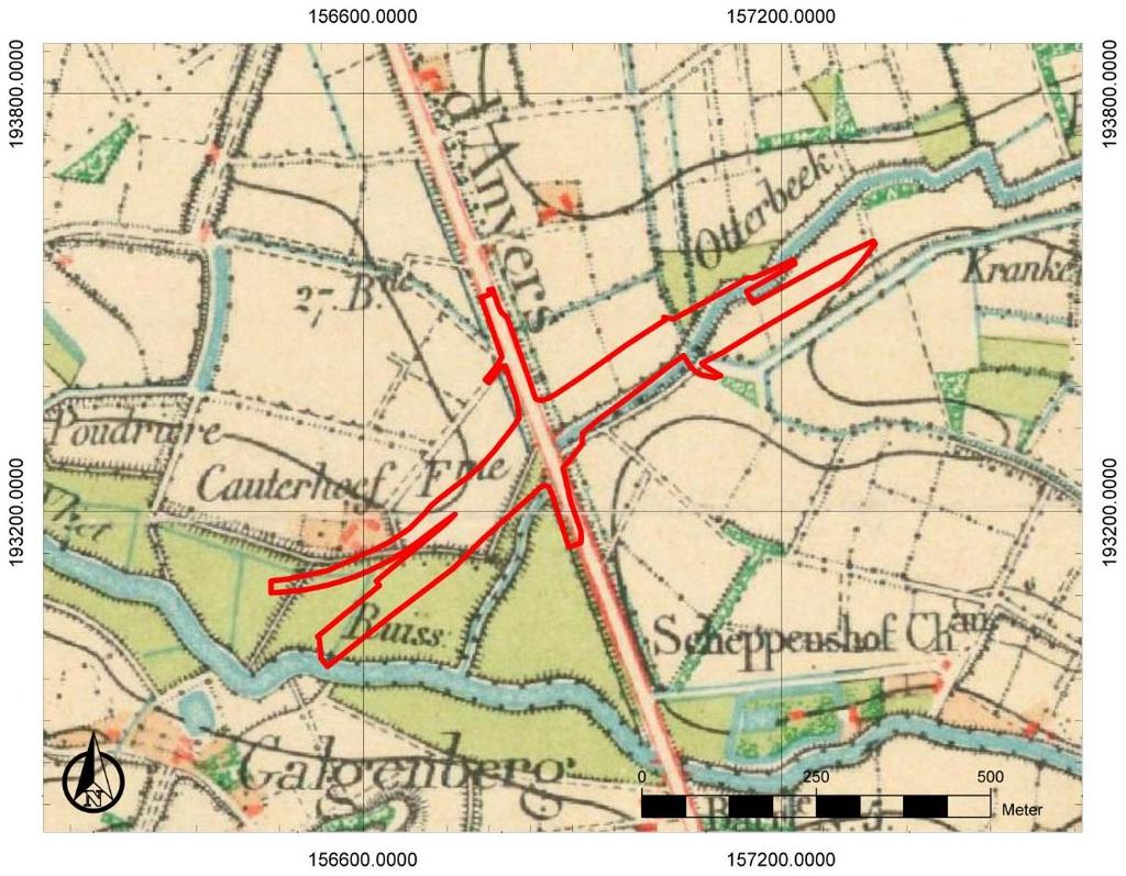 Mechelen R6/N1 17 Figuur 10: Malines XXIII / 4. 01-01-1864.