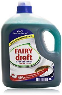 Afwasmiddelen Afwasmiddel Fairy Dreft 2 x 4L DETDREFA04 25,74 exl btw 50% sneller vetverwijdering vs