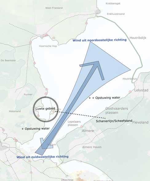 Hoofdwatersysteem Het hoofdwatersysteem van het Markermeer is bepalend voor de hoogwaterveiligheidsopgave.