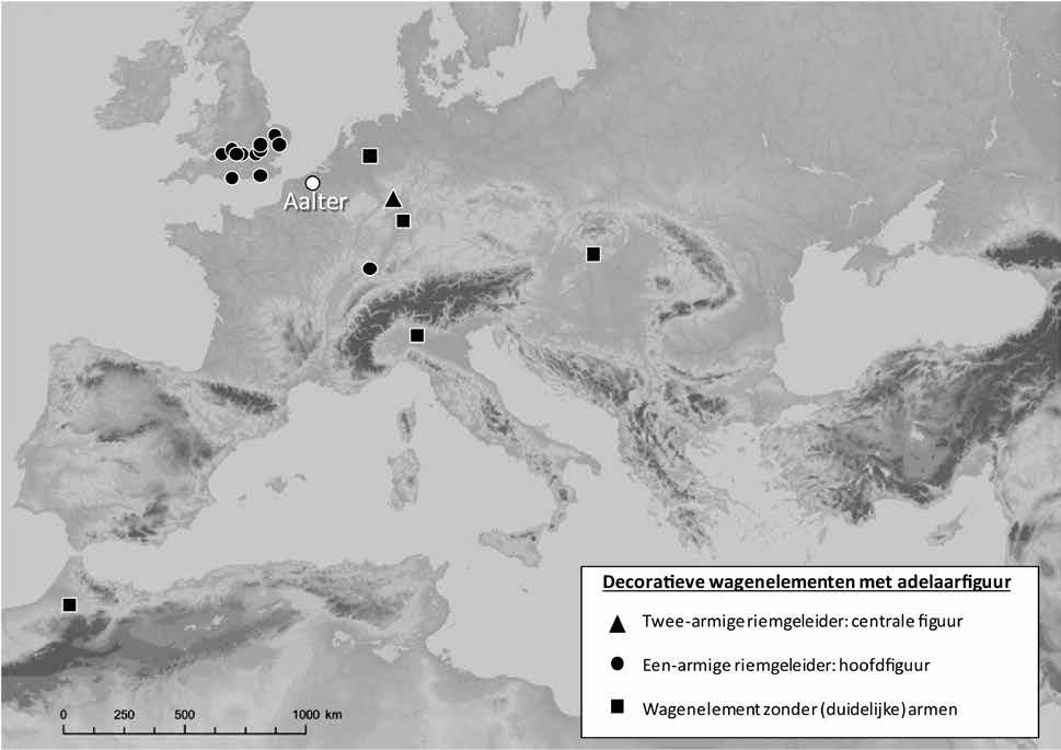 40 T. CLERBAUT ET AL. 4 5 Fig. 4. Verspreidingskaart van door de auteurs gekende referentievondsten van wagenelementen met adelaarmotief. Samenstelling Tim Clerbaut. Fig. 5. Wagen van de praefectus praetorio te Rome.