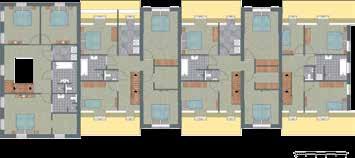 De eerste verdieping is voorzien van drie of vier slaapkamers en een badkamer.