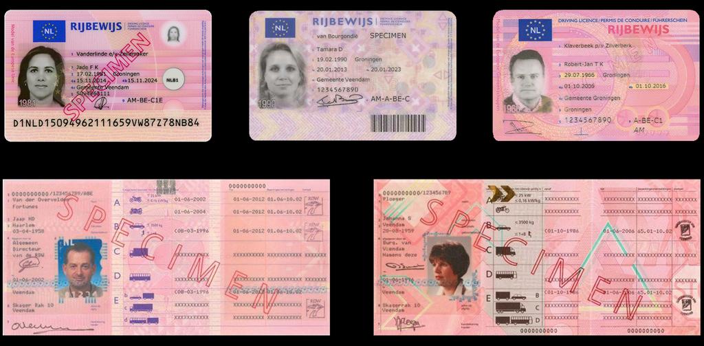 Geldige Nederlandse identiteitsdocumenten - Rijbewijs De geldigheid van deze documenten mag op de dag van de stemming maximaal vijf jaar zijn verstreken.