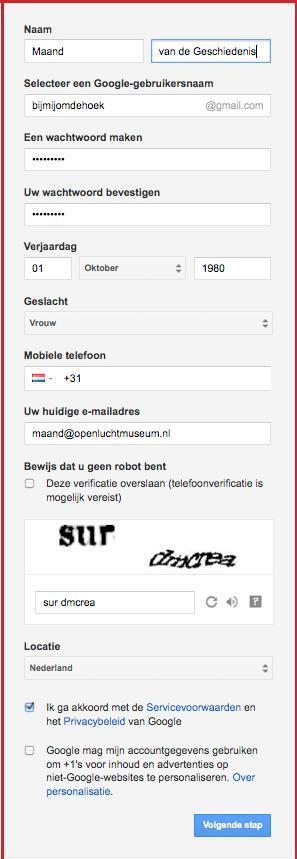 1 Aanmaken YouTube-account en Youtube kanaal Om je in te schrijven, dien je een Google-account aan te maken en de algemene gebruiks-voorwaarden accepteren.