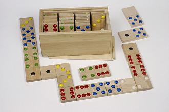 Domino extra vergroot Aangepaste gezelschapsspellen voor op tafel Klassiek dominospel met 28 stukken in reuzenformaat.