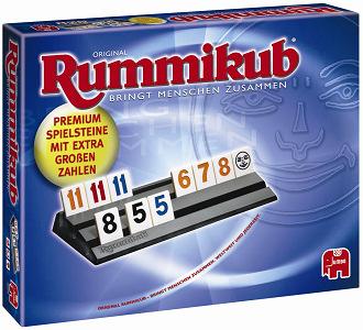 Rummikub Aangepaste gezelschapsspellen voor op tafel Het bekende aanlegspel Rummikub met duidelijke cijfers.