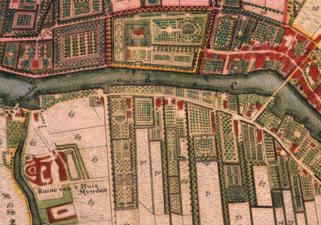 Uit de veel gedetailleerder ingetekende Nieuwe kaart van Loenen van C.