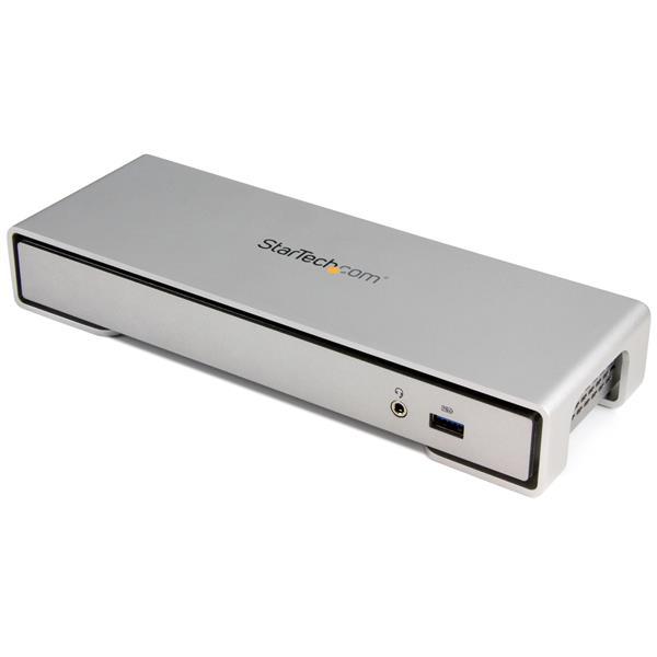 Thunderbolt 2 4K docking station voor laptops - inclusief TB kabel Product ID: TB2DOCK4KDHC Met het TB2DOCK4KDHC Thunderbolt 2 docking station kunt u maximaal 11 apparaten op uw MacBook of laptop