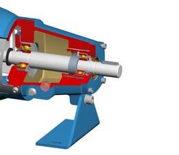 CombiNorm Centrifugaalpomp conform EN 733 (DIN 242) Lagering De CombiNorm kent twee lageruitvoeringen: 1.