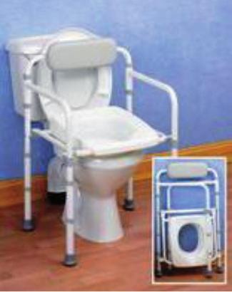 Het toilet Ook in het toilet kan u voor extra steun en veiligheid zorgen, o.a. met een toiletverhoger en door wandbeugels te plaatsen.