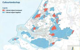 Figuur 1: Topgebieden Cultureel Erfgoed, provincie Zuid-Holland, 2005 De in het kader van dit onderzoek gebruikte brondata zijn