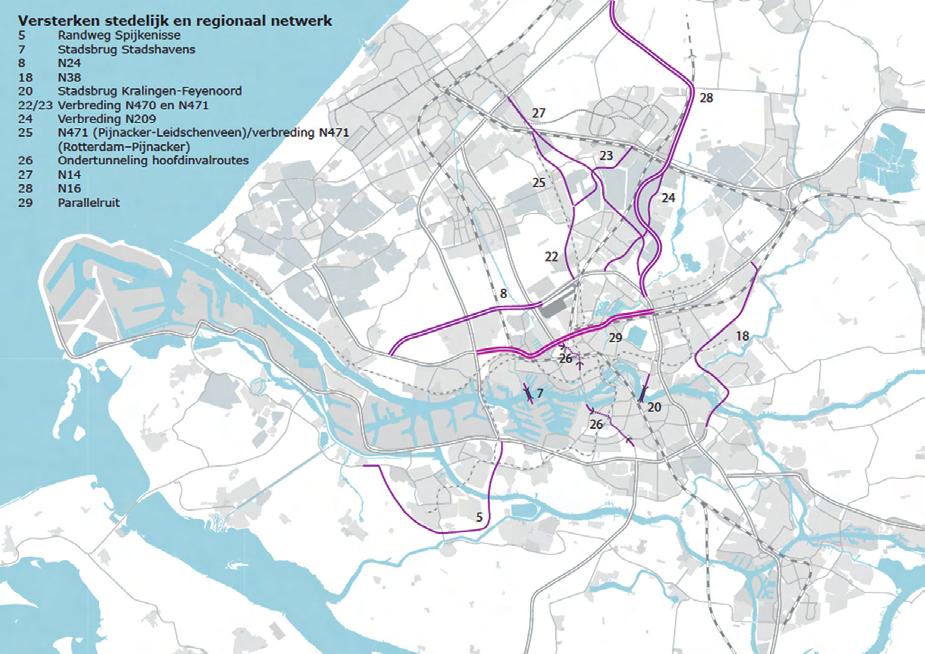 De maatregelen die binnen het programma Doorstroming Oostflank zijn beoordeeld De maatregelen