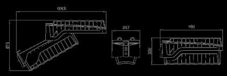 kit) 202022028 (Schuine montage kit) Jonesco JBDA 85 Uitrustingskast met deur aan de