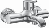 13132000 131,00 Bidet Eengreepsmengkraan - met M2 cartouche met keramische schijven 32220000 158,00 - QuickClean perlator op kogelgewricht met debietbegrenzer 7 l/min - 2 aansluitslangen met moer G